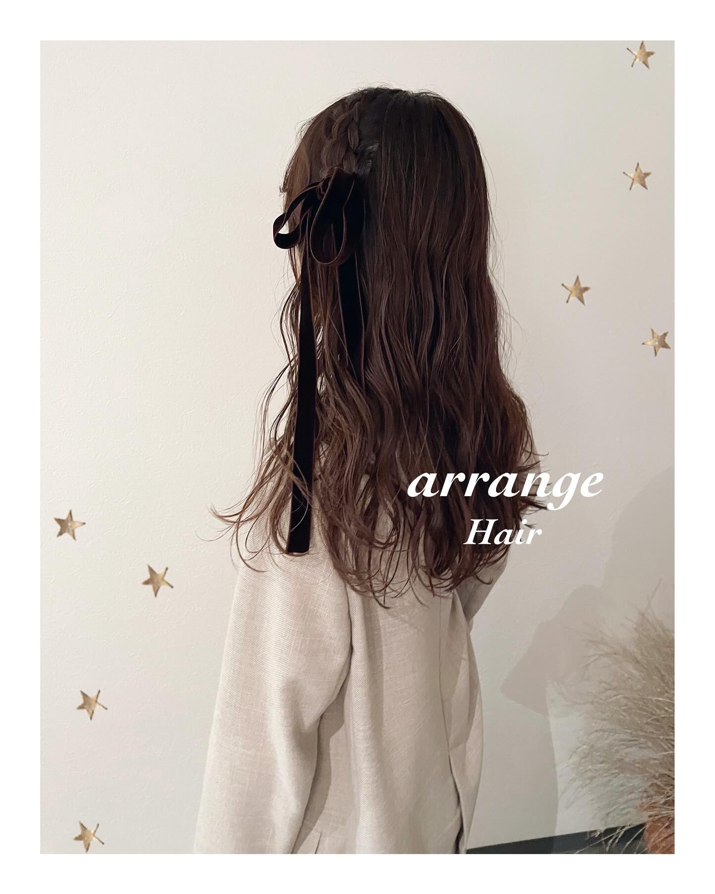 方編み込みアレンジ（ボブ・ミディアム・ロング・ヘアアレンジ）