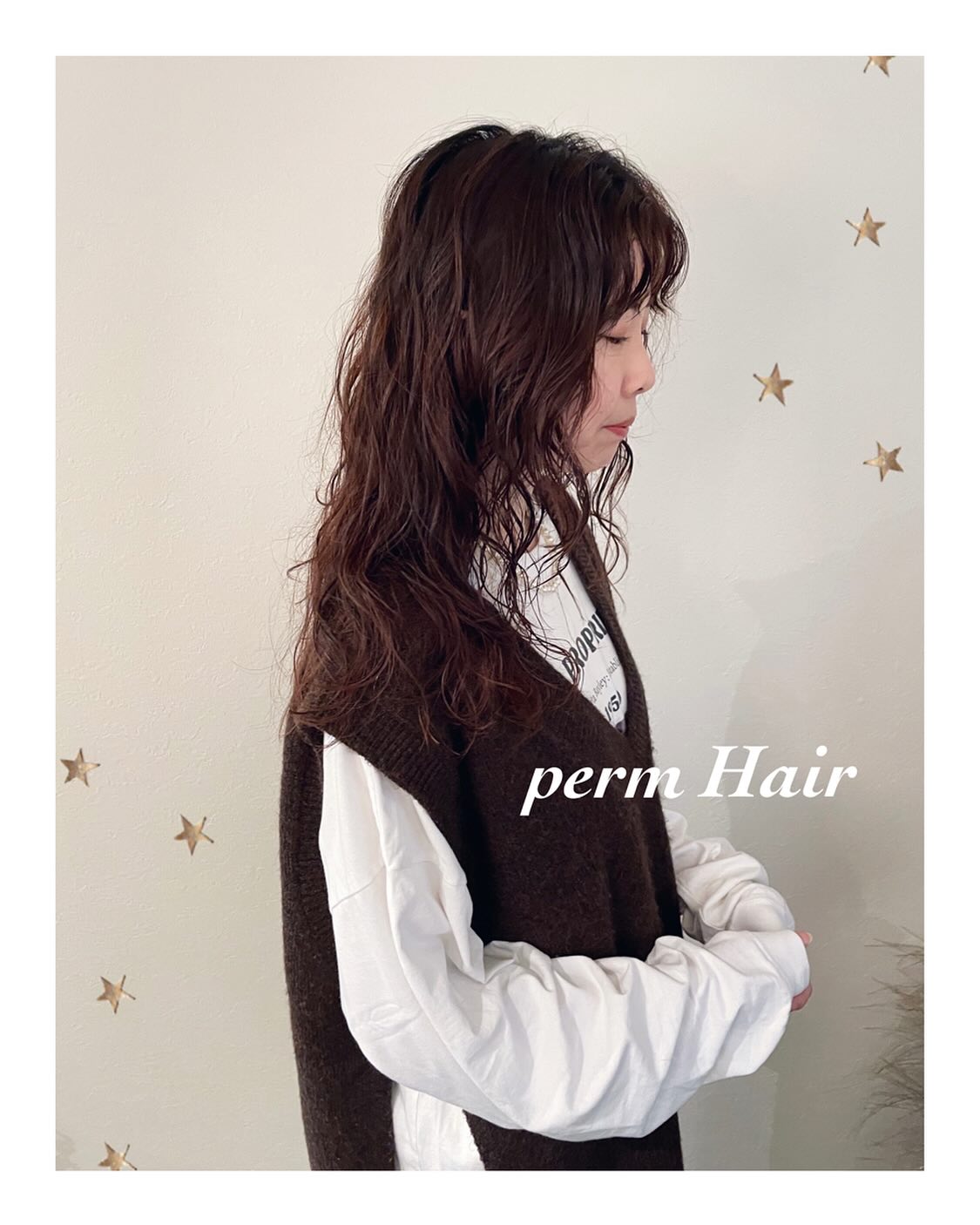 くしゃくしゃなパーマ（ボブ・ミディアム・ロング・パーマ・ヘアアレンジ）