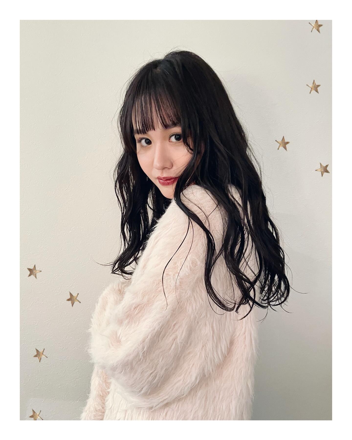 ロングヘアの前髪短め（ボブ・ミディアム・ロング・ヘアアレンジ）