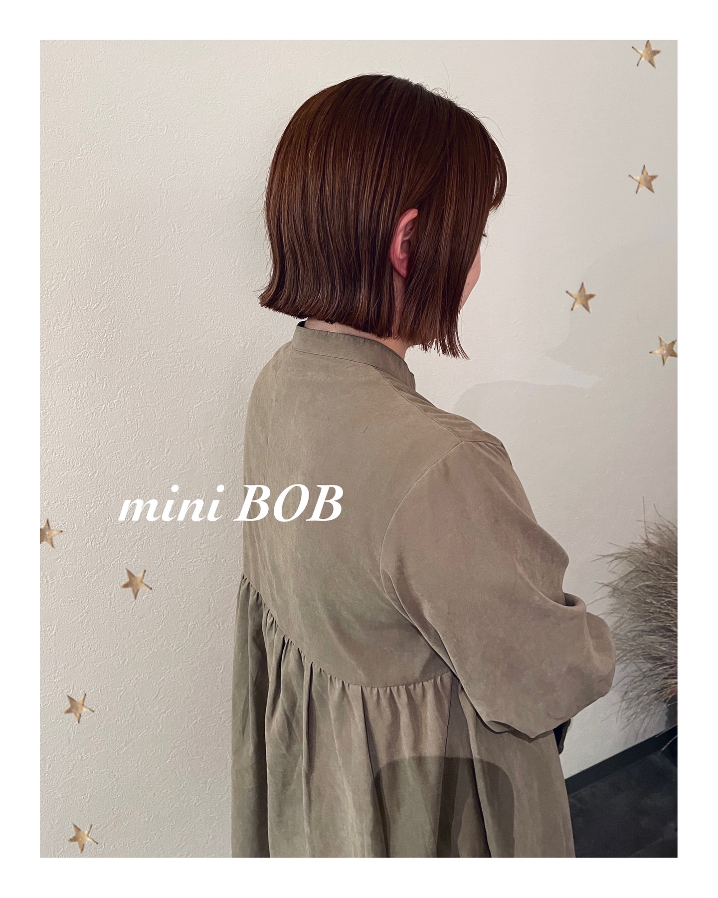 ばっさりとmini BOBに（ボブ・ミディアム・ロング・ヘアアレンジ）