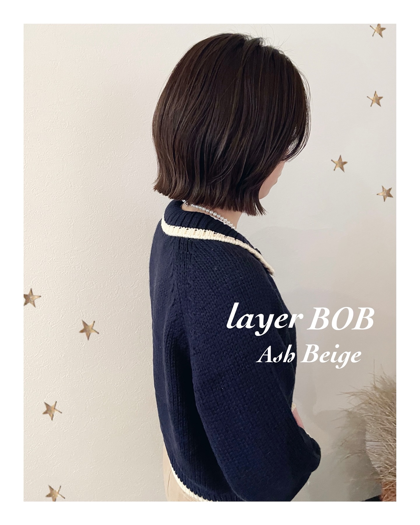 顎下のレイヤーミニボブ◎（ボブ・ミディアム・ロング・カラー・ヘアアレンジ）