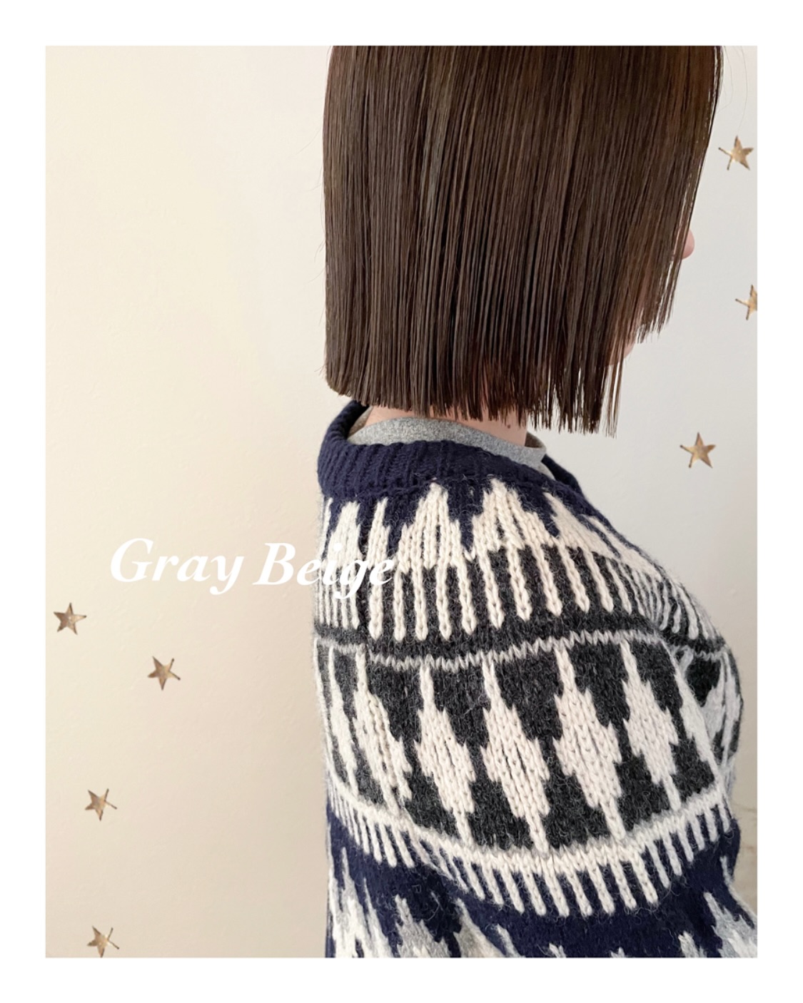 パツっとストレートのBOB（ボブ・ミディアム・ロング・カラー・ヘアアレンジ）