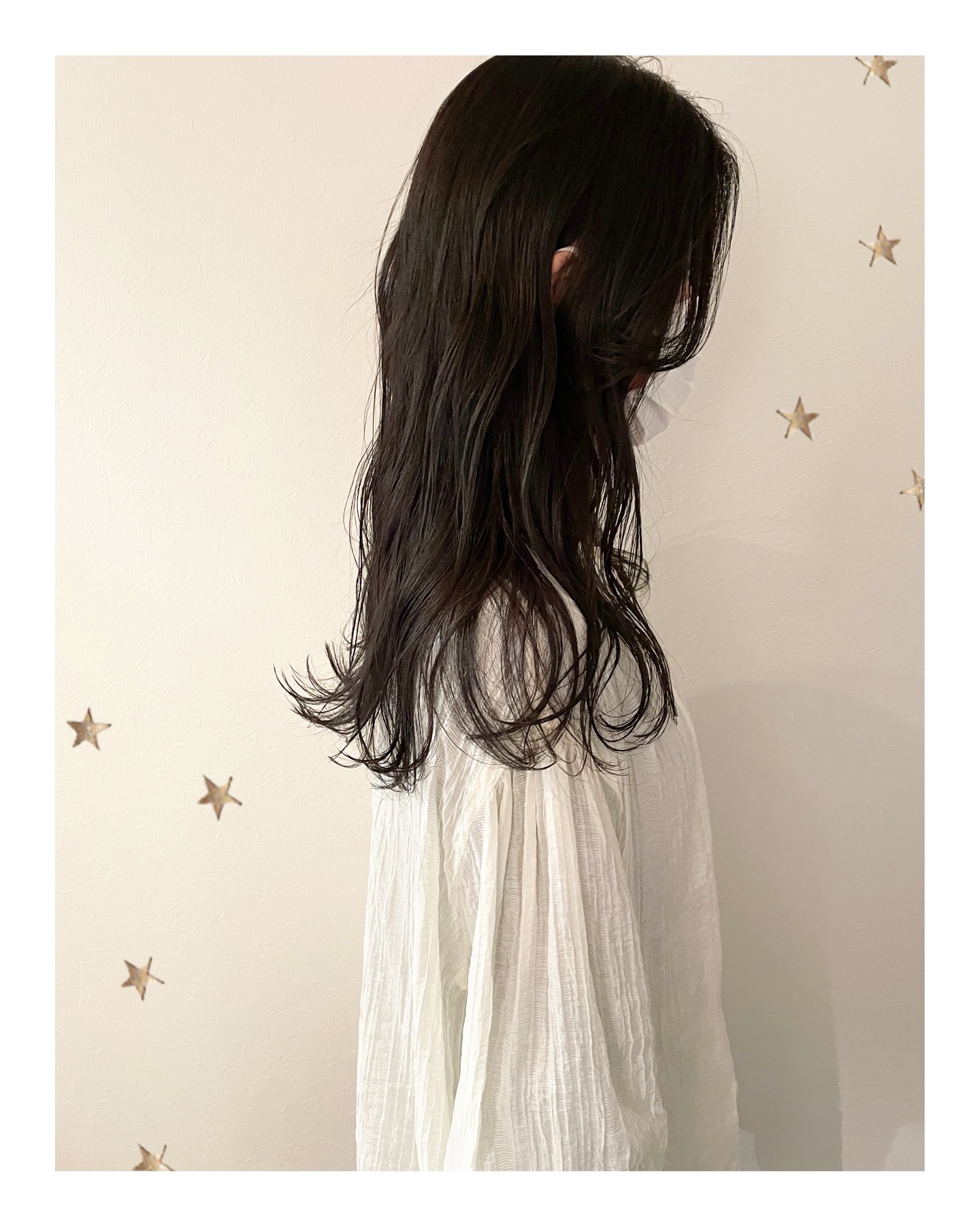 暗髪のゆる巻き（ボブ・ミディアム・ロング・ヘアアレンジ）