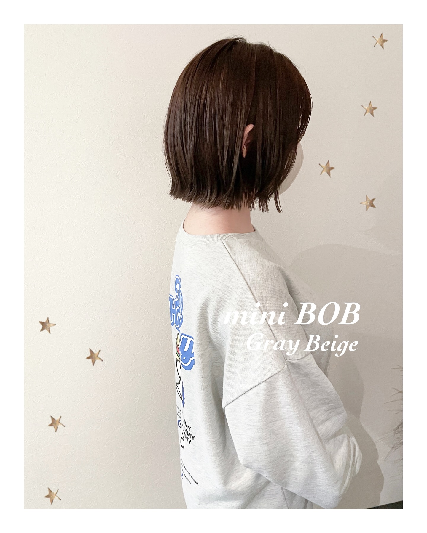 miniBOB（ボブ・ミディアム・ロング・ヘアアレンジ）