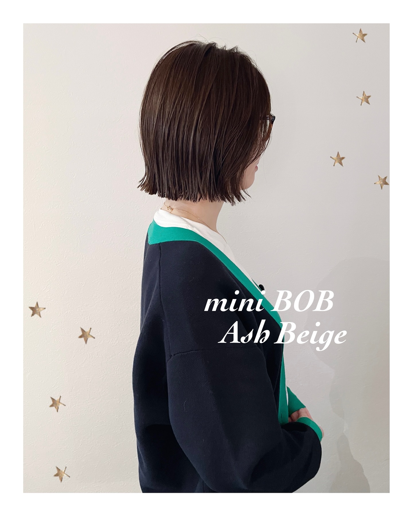 mini BOB（ボブ・ミディアム・ロング・カラー・ヘアアレンジ）