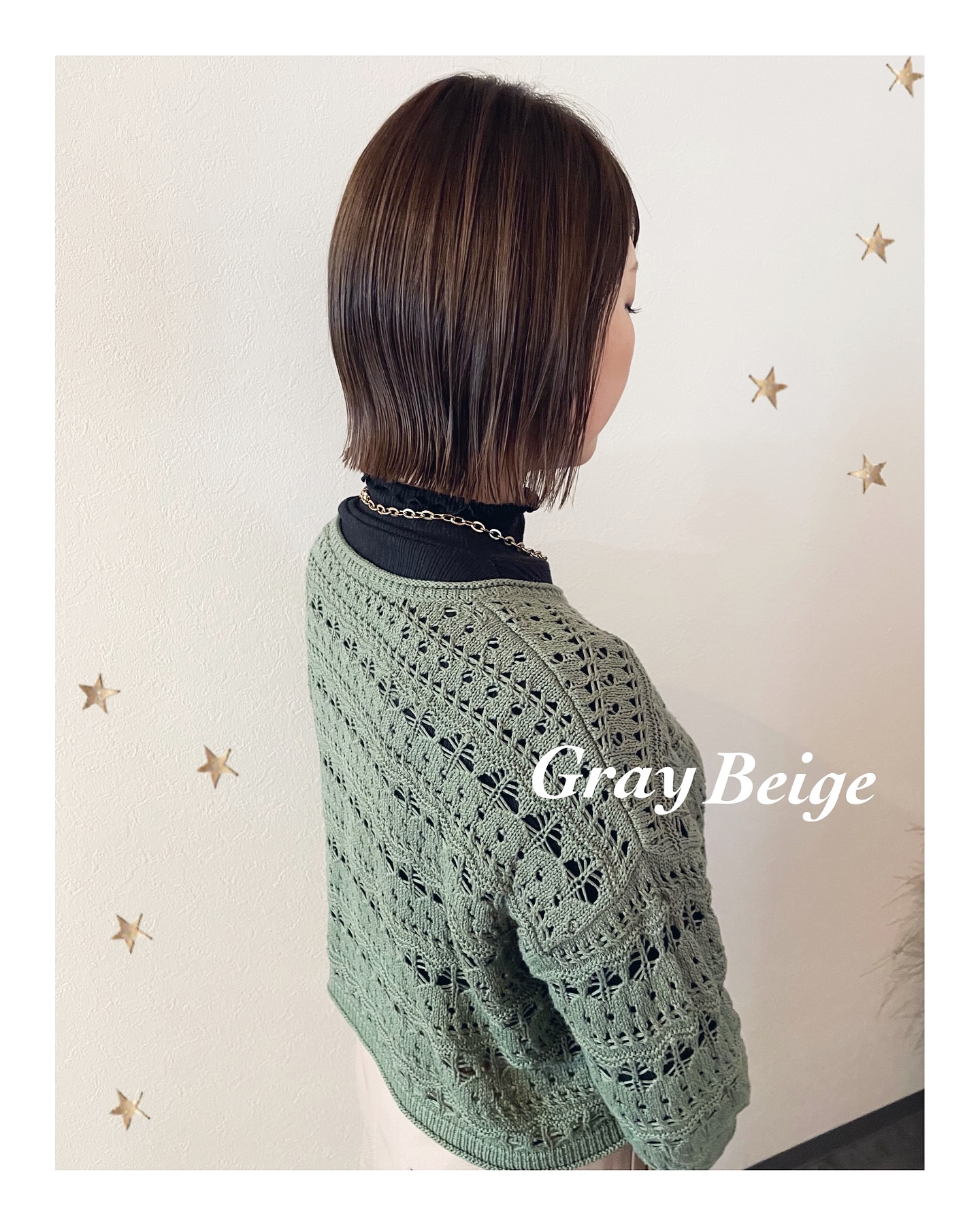 mini BOB（ボブ・ミディアム・ロング・カラー・ヘアアレンジ）