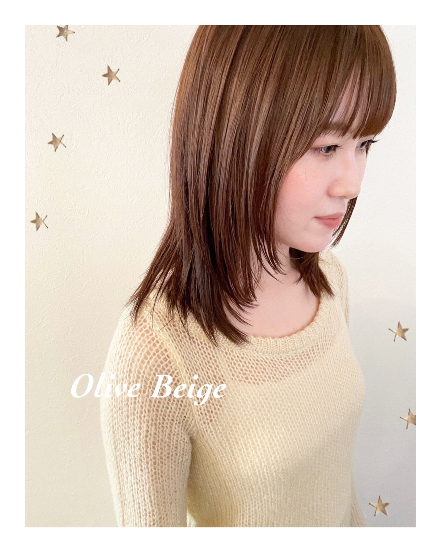 顔まわりレイヤー（ボブ・ミディアム・ロング・カラー・ヘアアレンジ）