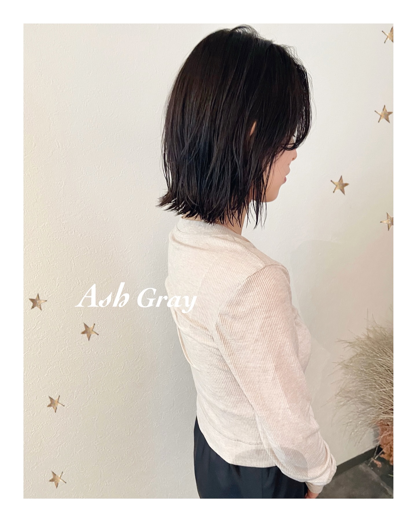暗めにトーンダウン（ボブ・ミディアム・ロング・ヘアアレンジ）