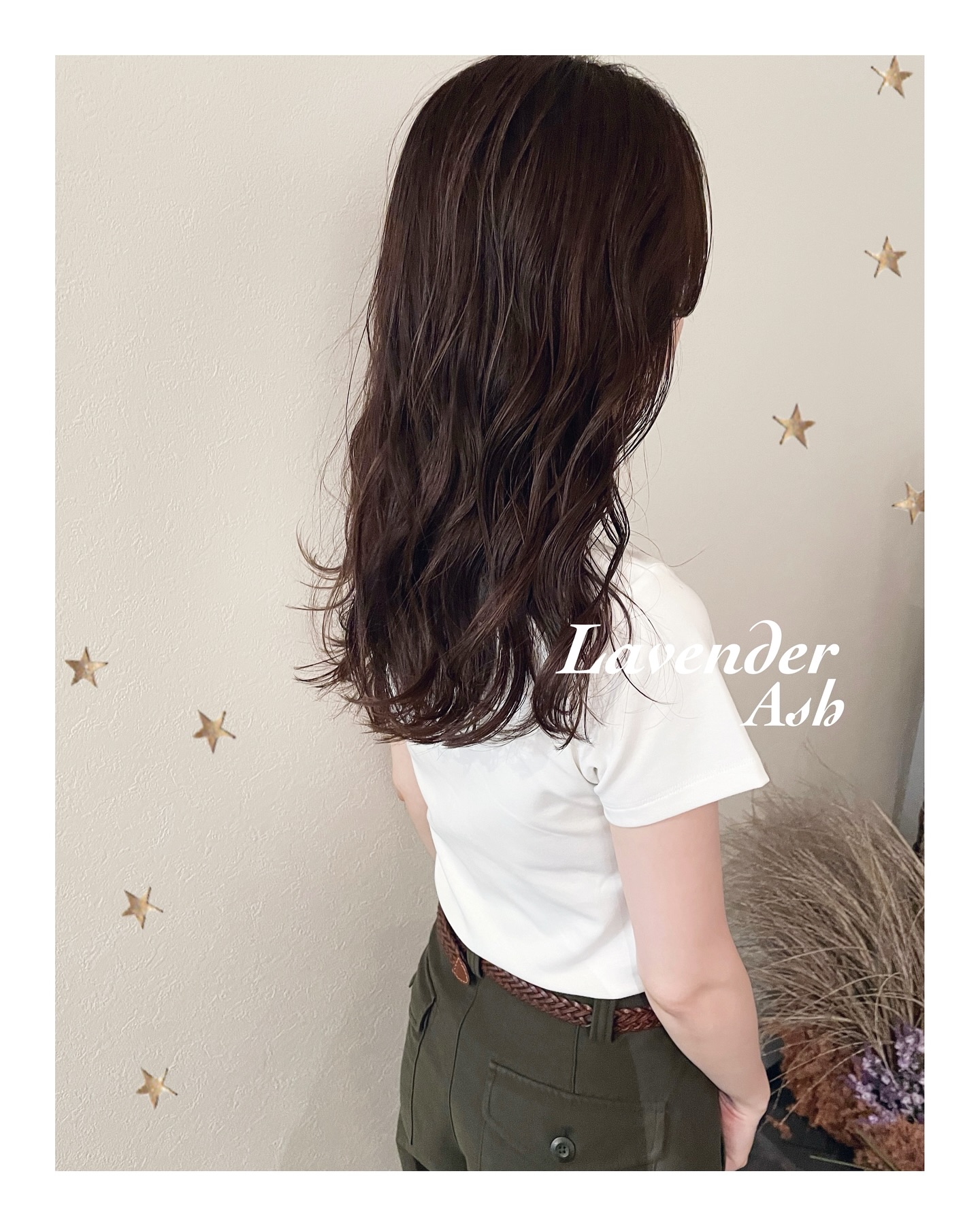 ラベンダーアッシュ（ボブ・ミディアム・ロング・カラー・ヘアアレンジ）