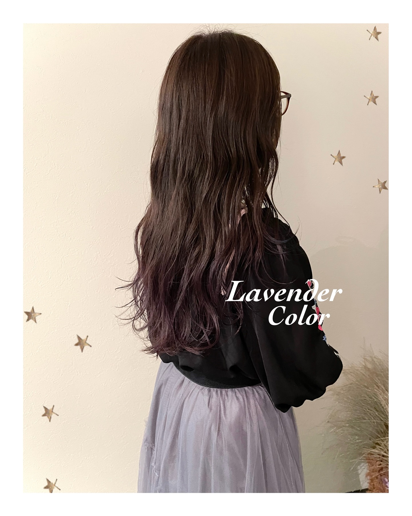 ラベンダーカラー（ボブ・カラー・ヘアアレンジ）