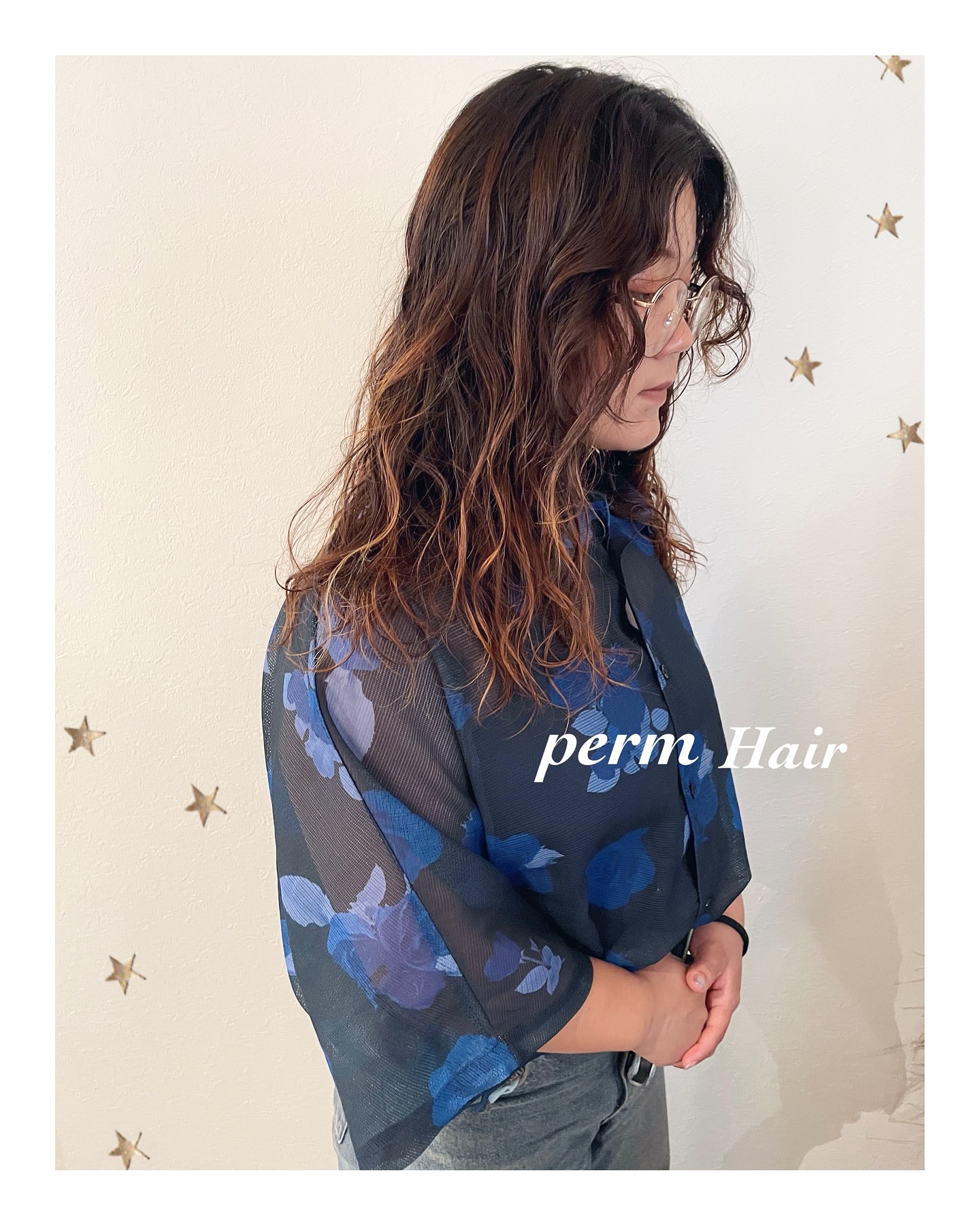 パーマのみ（ボブ・ミディアム・ロング・パーマ・ヘアアレンジ）