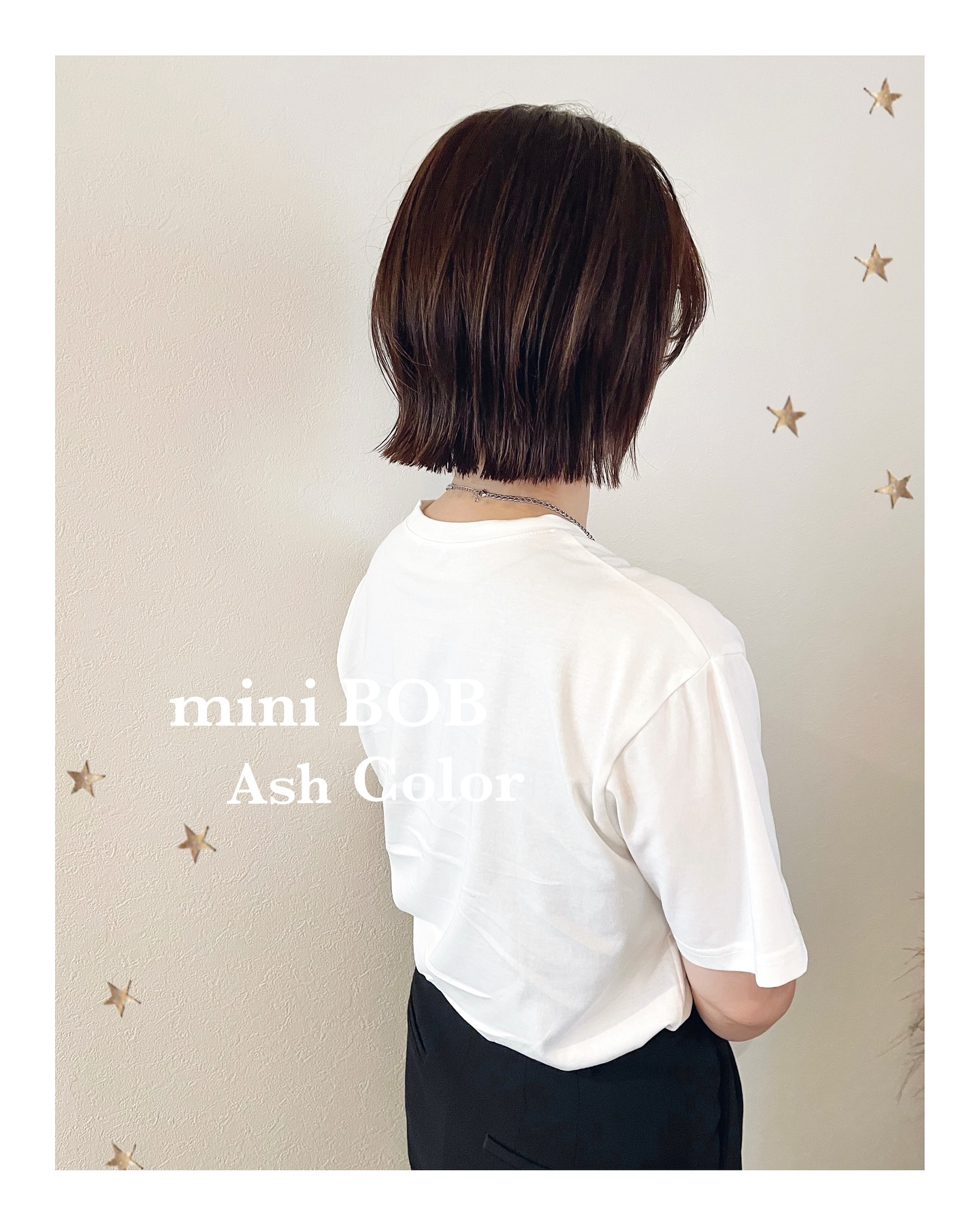 ショートから伸ばしてmini BOBに（ボブ・ミディアム・ロング・ヘアアレンジ）