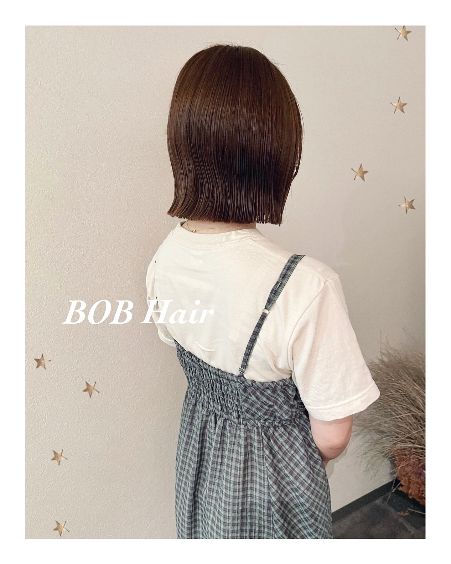 ぱっつりとBOB（ボブ・ミディアム・ロング・ヘアアレンジ）