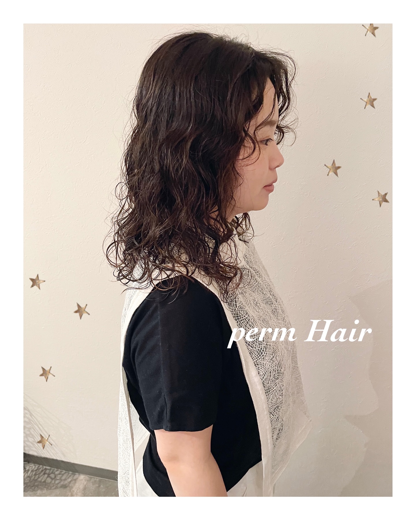 安定のくしゃくしゃパーマ（ボブ・ミディアム・ロング・パーマ・ヘアアレンジ）