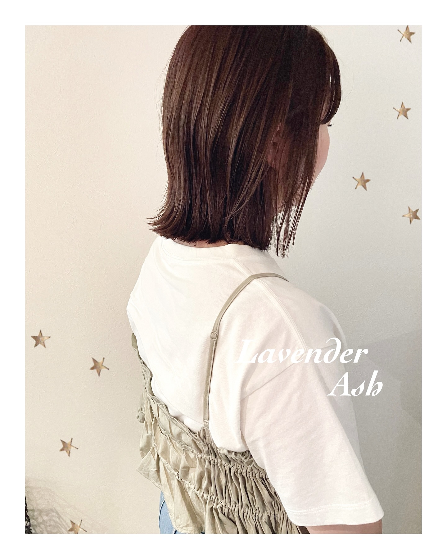 最近ラベンダーアッシュなお客さま多いです（ボブ・ミディアム・ロング・カラー・ヘアアレンジ）