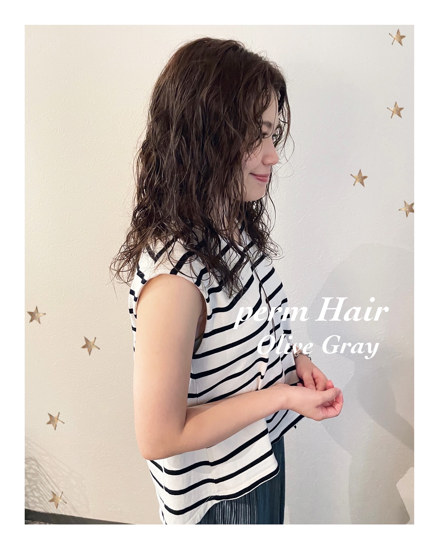 くしゃくしゃパーマ（ミディアム・ロング・パーマ・カラー・ヘアアレンジ）