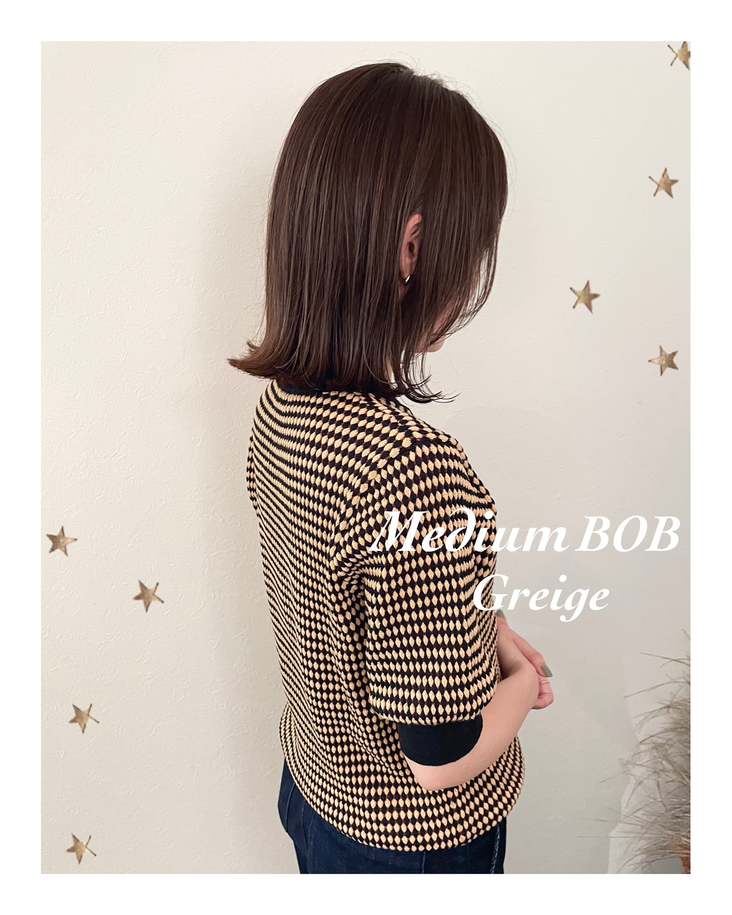 ミディアムBOB（ボブ・ミディアム・ロング・カラー・ヘアアレンジ）