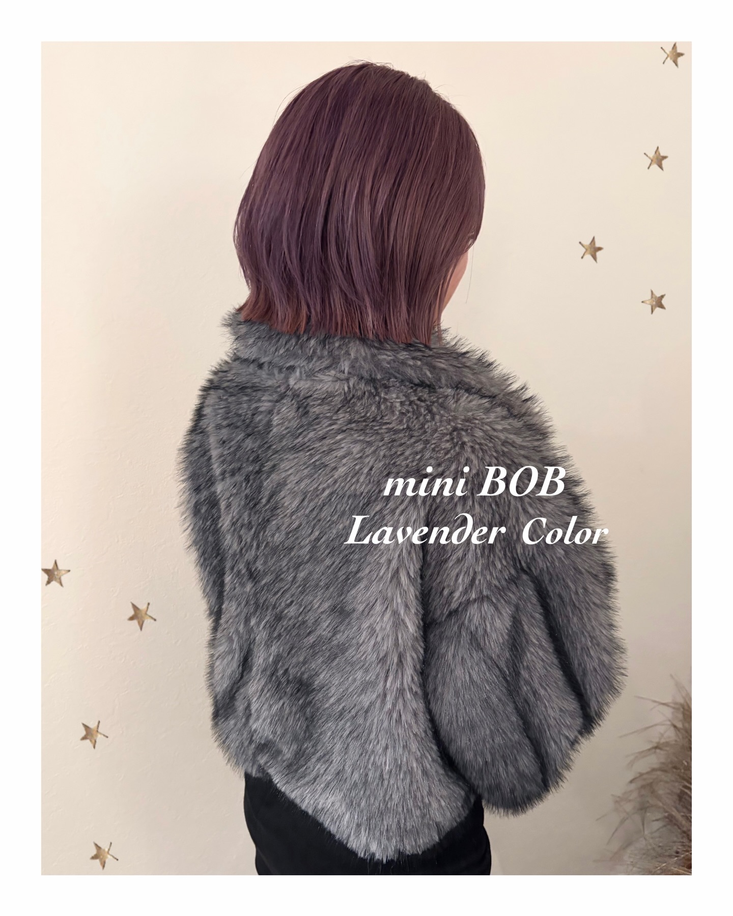 mimi BOB×ラベンダーカラー