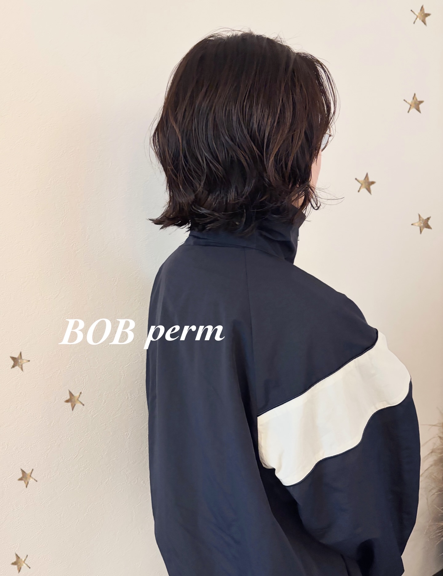 BOBにパーマ