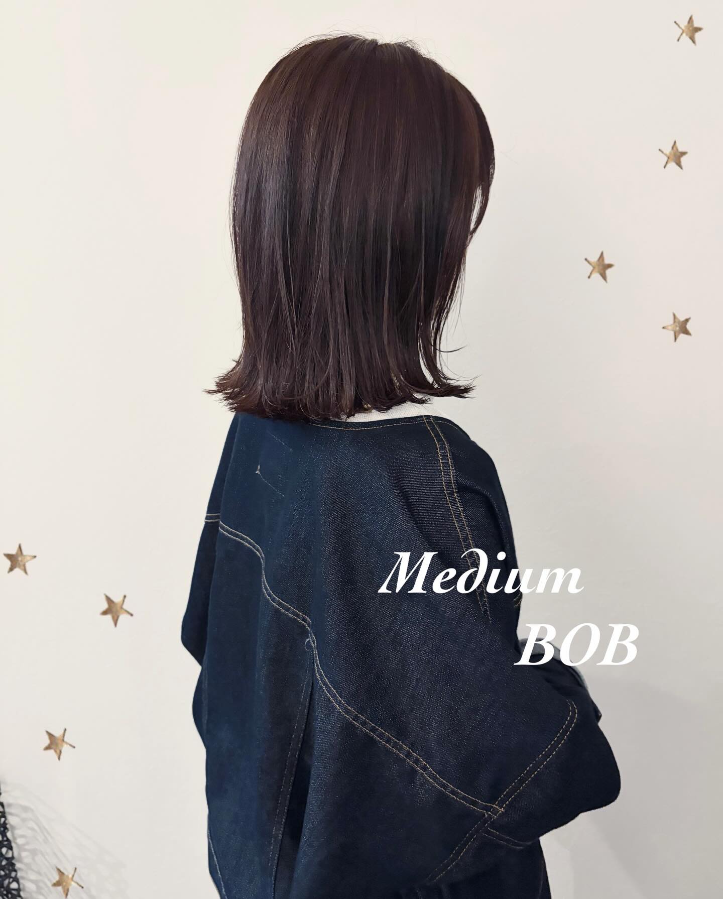 ばっさりとミディアムBOBに