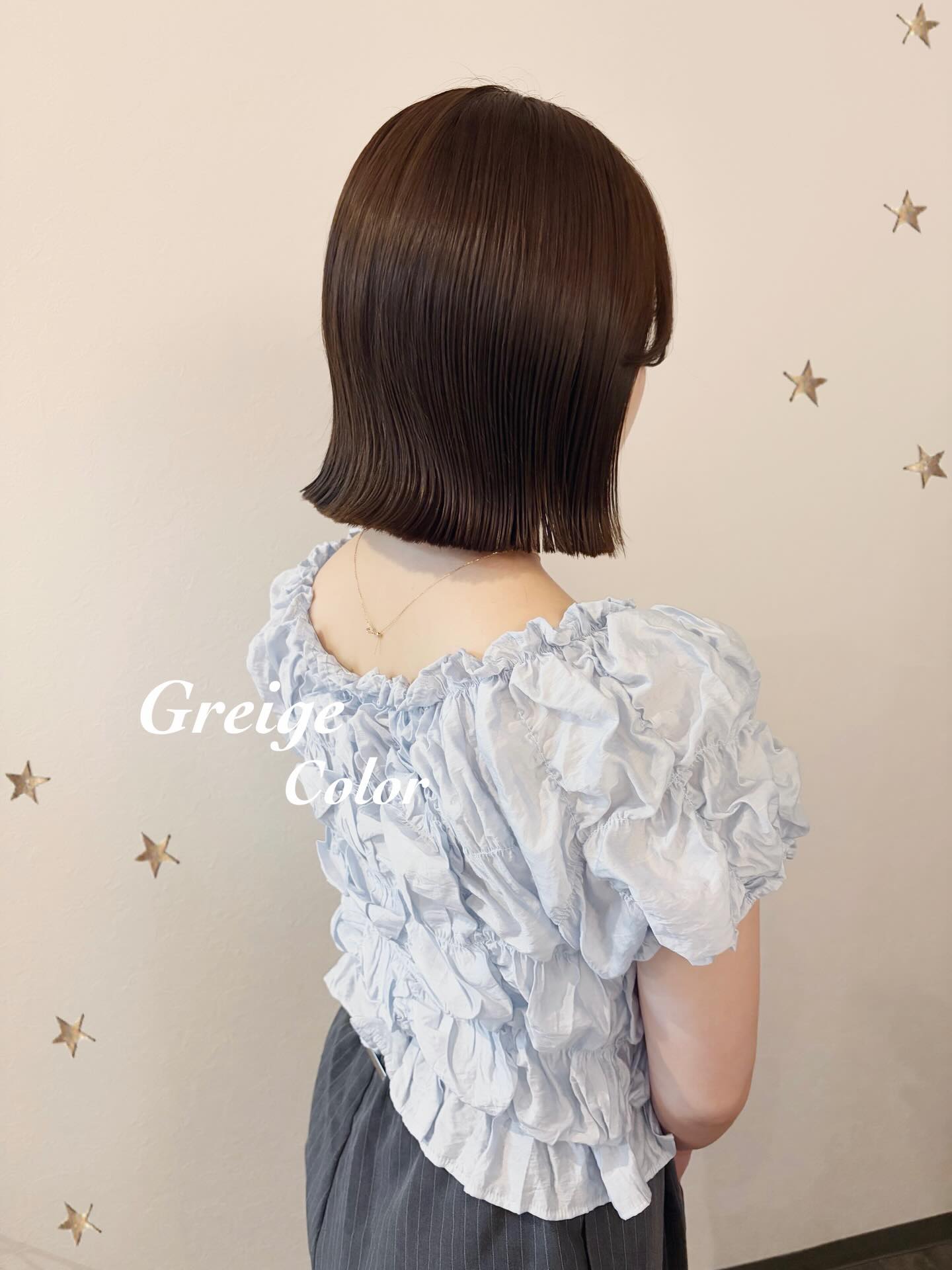 首の中間くらいのBOB