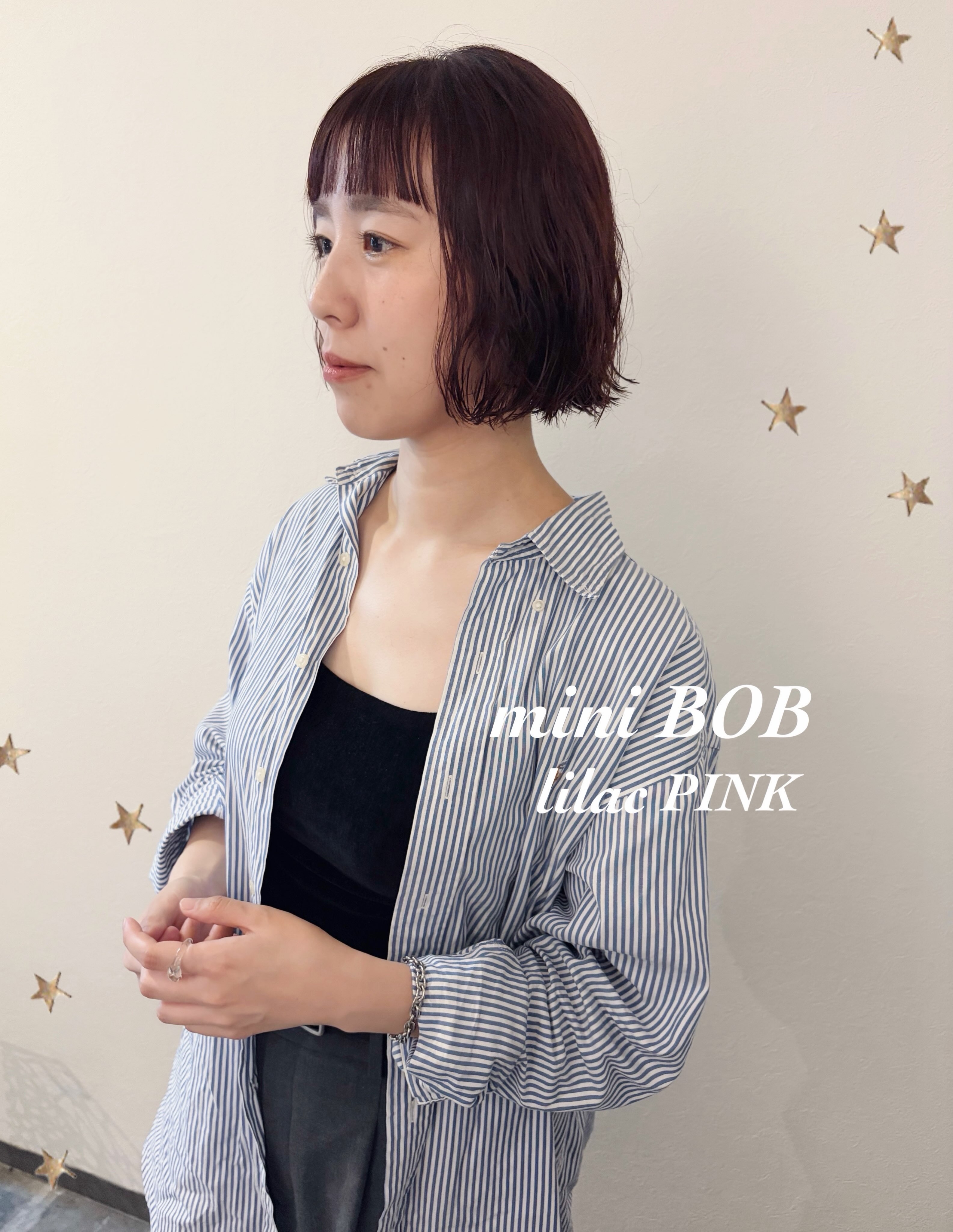 襟足ぎりぎりBOB